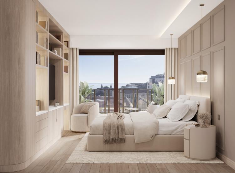 Riviera Palace – Appartement rénové et meublé avec vue mer et Casino