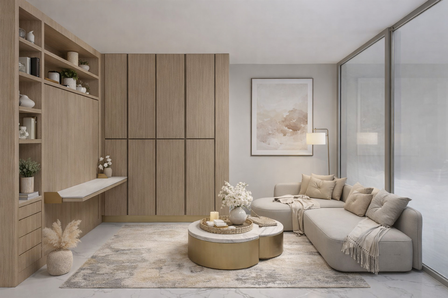 Riviera Palace – Studio rénové avec vue sur les montagnes