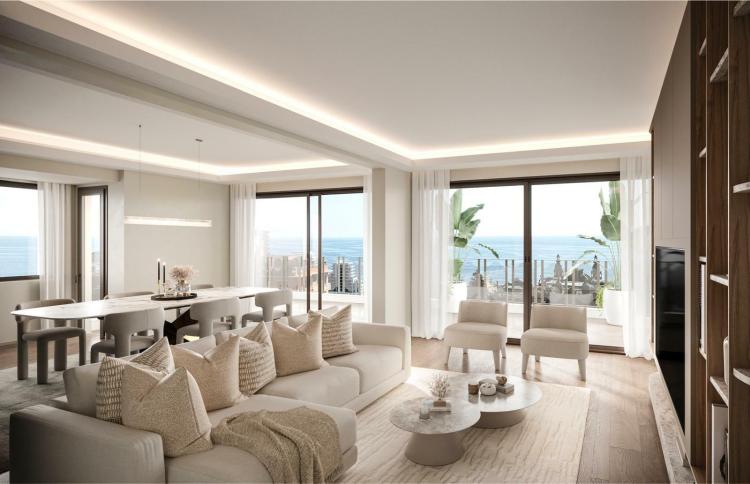 Riviera Palace – Appartement rénové et meublé avec vue mer et Casino