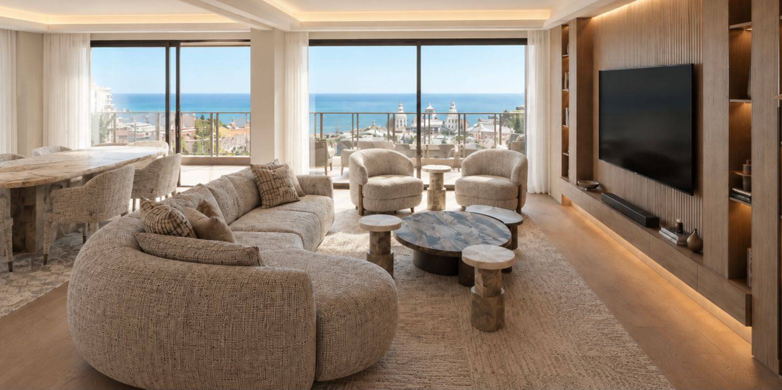 3 PIÈCES RÉNOVÉ AVEC VUE MER/CASINO