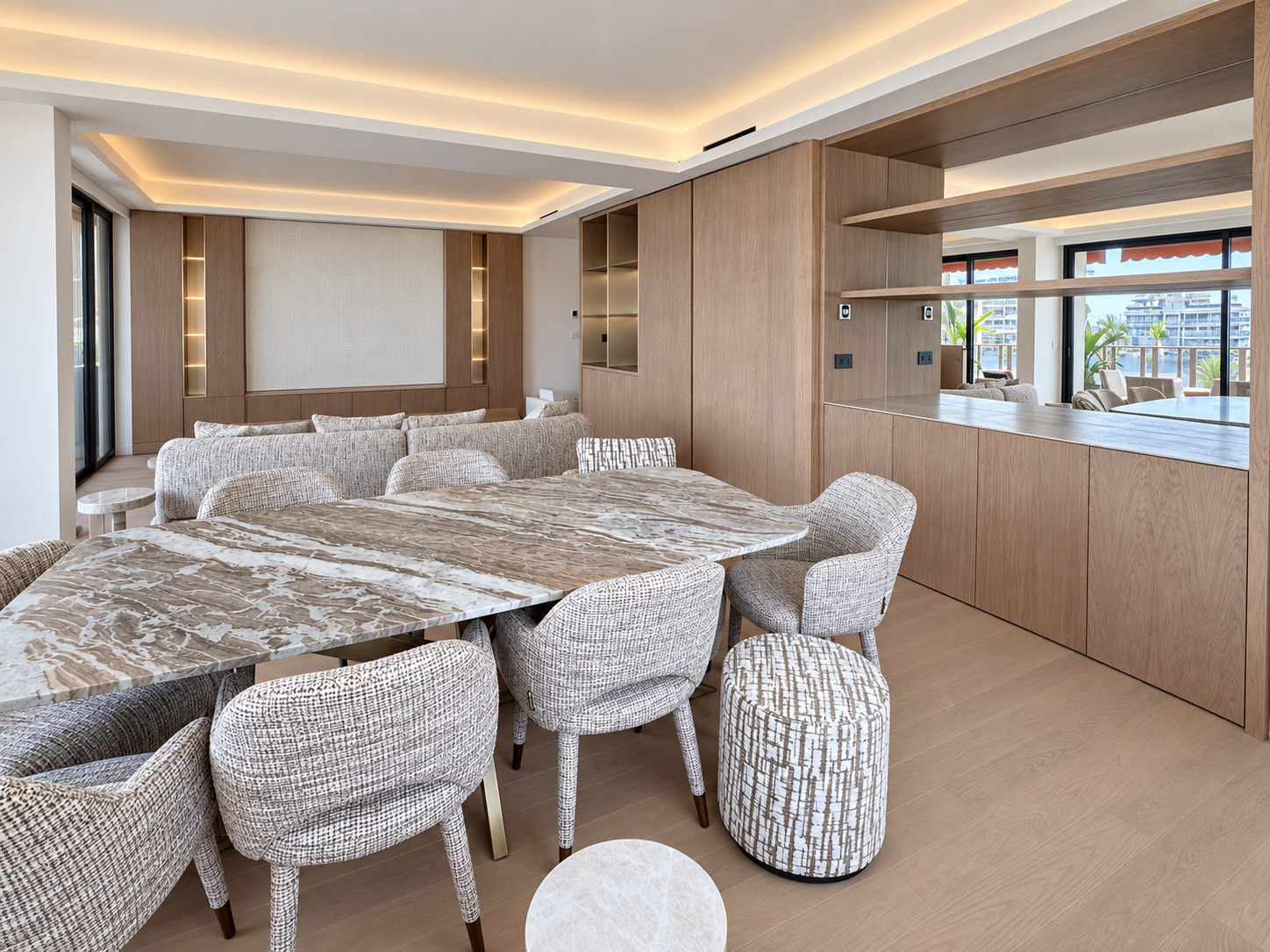 Riviera Palace – Appartement rénové et meublé avec vue mer et Casino