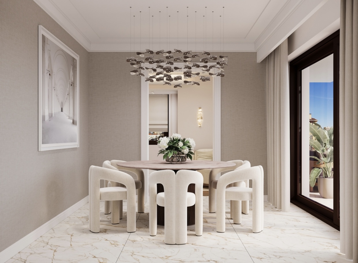 Riviera Palace – Appartement rénové et meublé avec vue mer et Casino